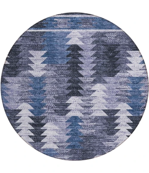 Addison Chantille ACN798-Blue 8 ft. X 8 ft. Round Rug