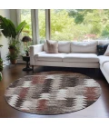 Addison Chantille ACN798-Chocolate 8 ft. X 8 ft. Round Rug