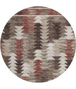 Addison Chantille ACN798-Chocolate 8 ft. X 8 ft. Round Rug