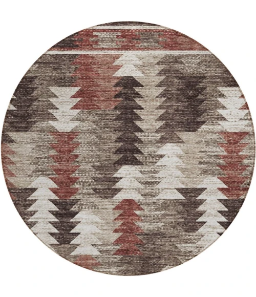 Addison Chantille ACN798-Chocolate 8 ft. X 8 ft. Round Rug