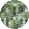 Addison Chantille ACN798-Olive 8 ft. X 8 ft. Round Rug