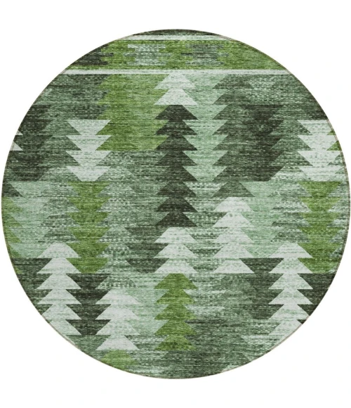 Addison Chantille ACN798-Olive 8 ft. X 8 ft. Round Rug