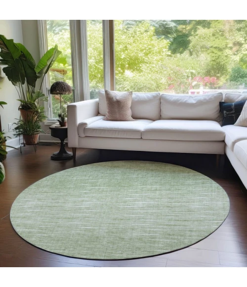 Addison Chantille ACN800-Aloe 8 ft. X 8 ft. Round Rug