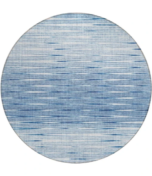Addison Chantille ACN800-Blue 8 ft. X 8 ft. Round Rug