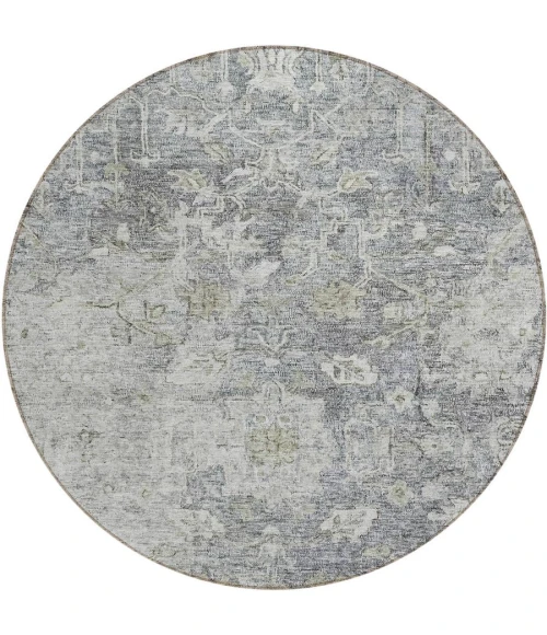 Addison Chantille ACN801-Gray 8 ft. X 8 ft. Round Rug