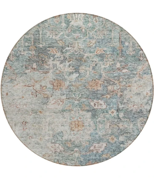 Addison Chantille ACN801-Green 8 ft. X 8 ft. Round Rug