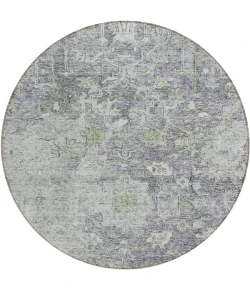 Addison Chantille ACN801-Plum 8 ft. X 8 ft. Round Rug