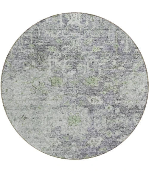 Addison Chantille ACN801-Plum 8 ft. X 8 ft. Round Rug