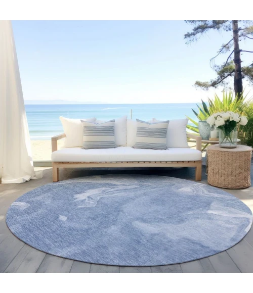 Addison Chantille ACN802-Blue 8 ft. X 8 ft. Round Rug