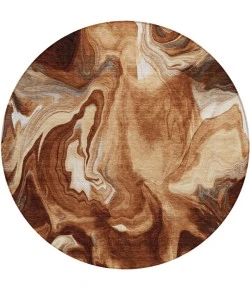 Addison Chantille ACN802-Paprika 8 ft. X 8 ft. Round Rug