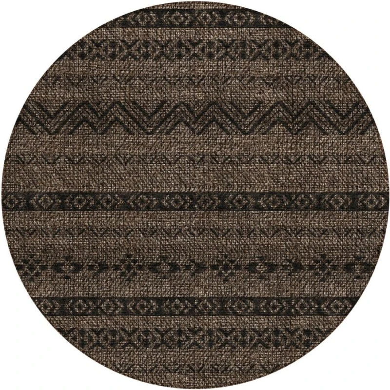 Addison Chantille ACN803-Chocolate 8 ft. X 8 ft. Round Rug