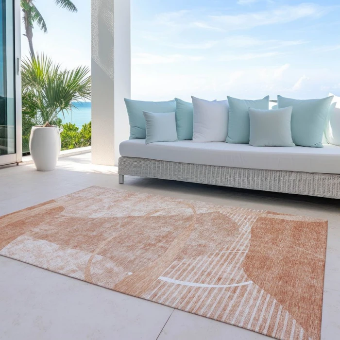 Addison Chantille ACN805-Salmon 9 ft. X 12 ft. Rectangle Rug