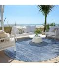Addison Chantille ACN806-Blue 8 ft. X 8 ft. Round Rug