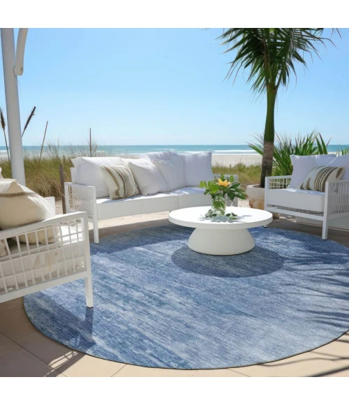 Addison Chantille ACN806-Blue 8 ft. X 8 ft. Round Rug