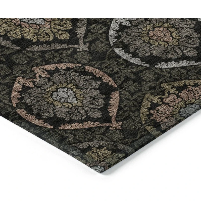 Addison Chantille ACN809-Black 8 ft. X 8 ft. Round Rug
