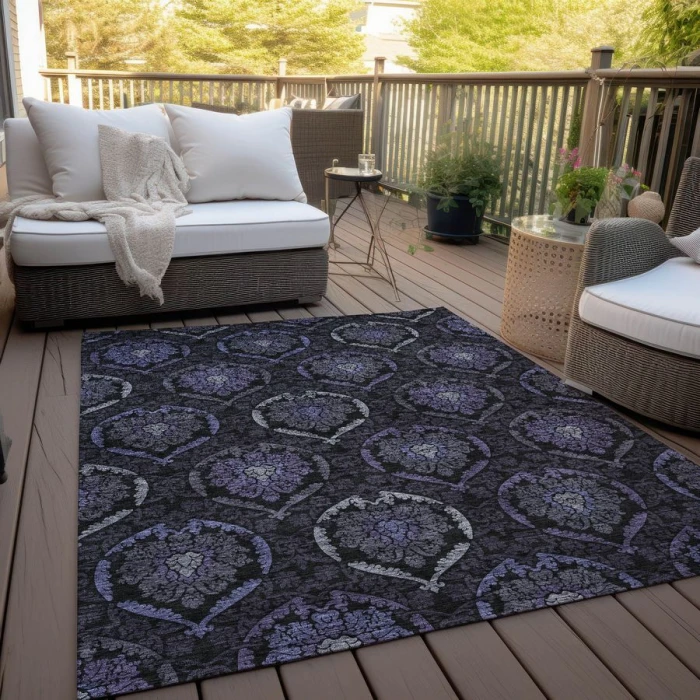 Addison Chantille ACN809-Purple 5 ft. X 7 ft. 6 in. Rectangle Rug