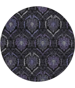 Addison Chantille ACN809-Purple 8 ft. X 8 ft. Round Rug