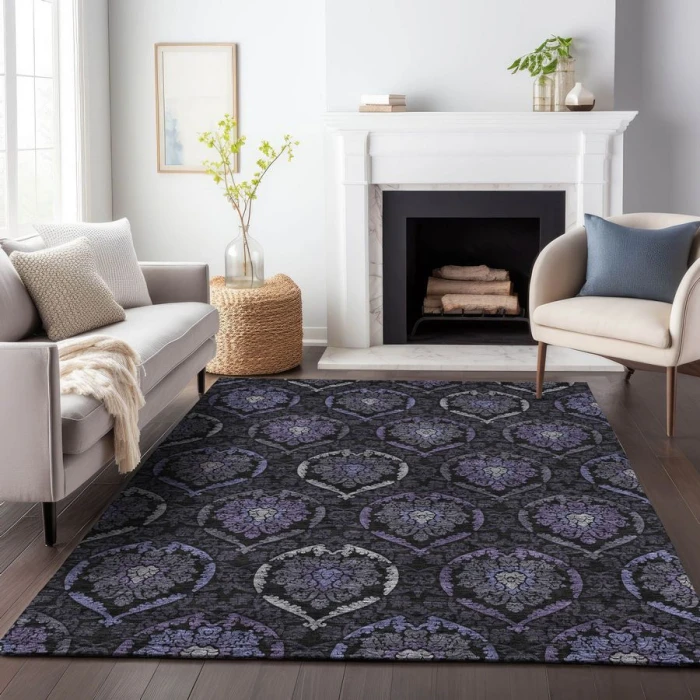 Addison Chantille ACN809-Purple 5 ft. X 7 ft. 6 in. Rectangle Rug