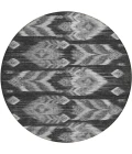 Addison Chantille ACN812-Black 8 ft. X 8 ft. Round Rug