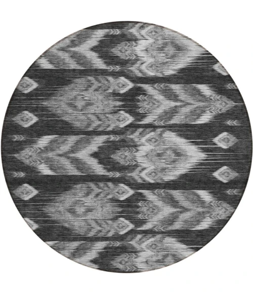 Addison Chantille ACN812-Black 8 ft. X 8 ft. Round Rug