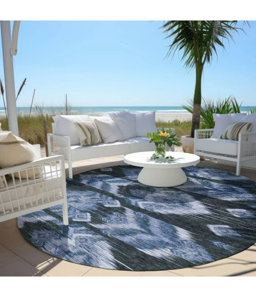 Addison Chantille ACN812-Blue 8 ft. X 8 ft. Round Rug