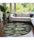 Addison Chantille ACN812-Olive 8 ft. X 8 ft. Round Rug