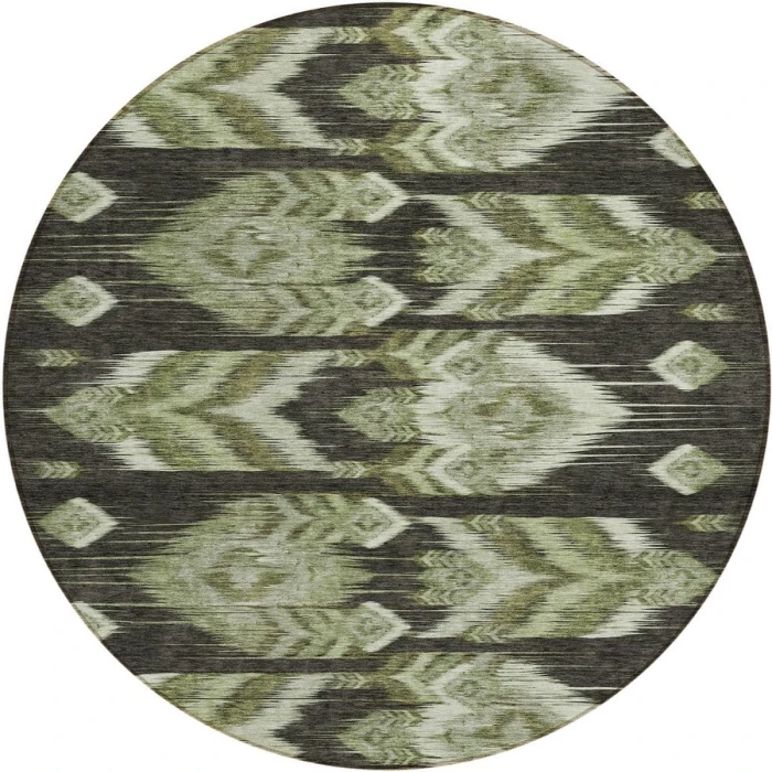 Addison Chantille ACN812-Olive 8 ft. X 8 ft. Round Rug