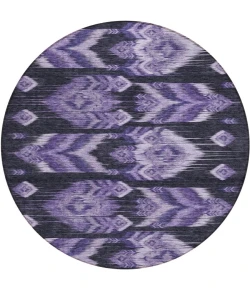 Addison Chantille ACN812-Purple 8 ft. X 8 ft. Round Rug