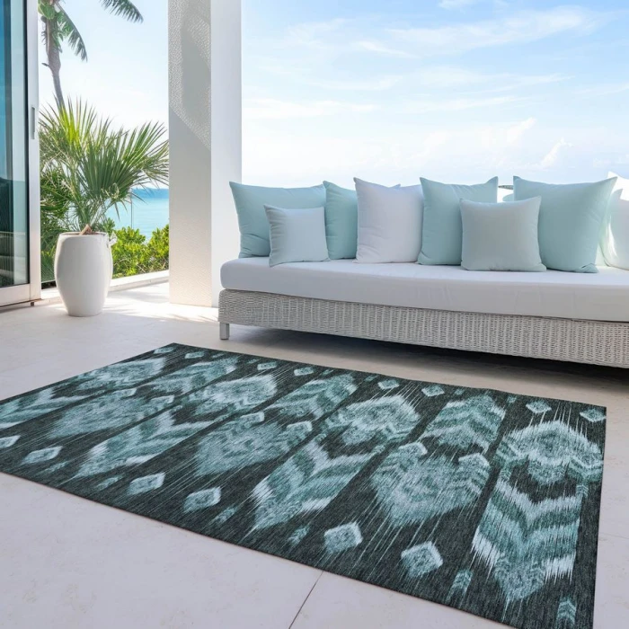 Addison Chantille ACN812-Teal 8 ft. X 10 ft. Rectangle Rug