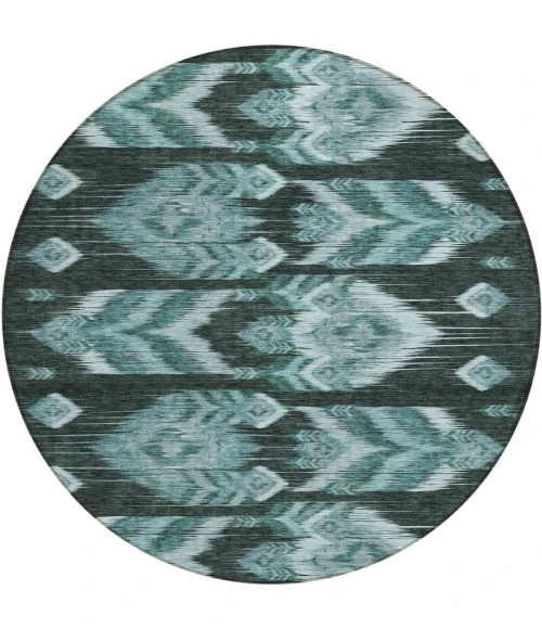 Addison Chantille ACN812-Teal 8 ft. X 8 ft. Round Rug