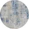 Addison Chantille ACN814-Blue 8 ft. X 8 ft. Round Rug