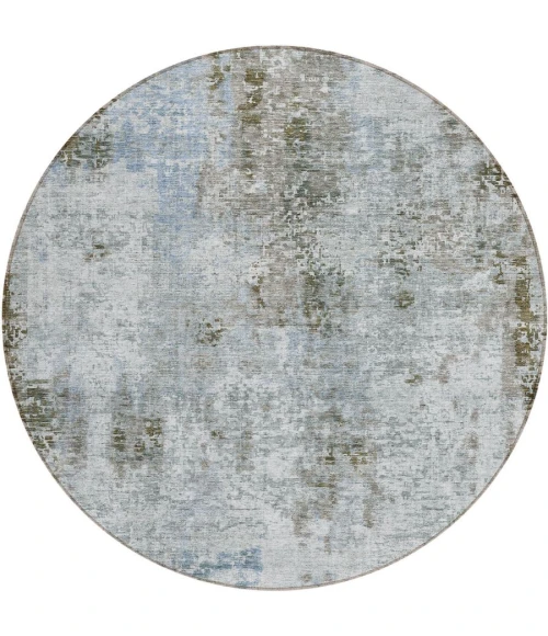 Addison Chantille ACN814-Mocha 8 ft. X 8 ft. Round Rug