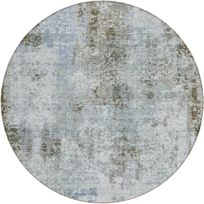 Addison Chantille ACN814-Mocha 8 ft. X 8 ft. Round Rug