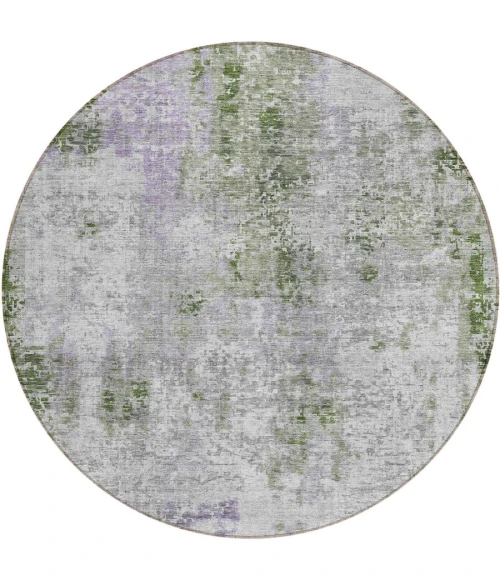 Addison Chantille ACN814-Olive 8 ft. X 8 ft. Round Rug