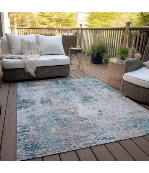Addison Chantille ACN814-Teal 8 ft. X 10 ft. Rectangle Rug
