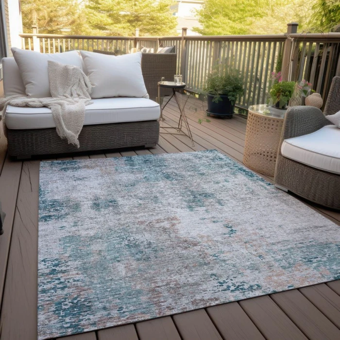 Addison Chantille ACN814-Teal 5 ft. X 7 ft. 6 in. Rectangle Rug