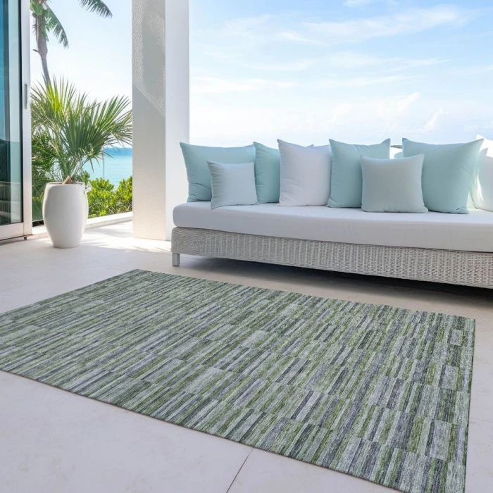 Addison Chantille ACN816-Olive 5 ft. X 7 ft. 6 in. Rectangle Rug