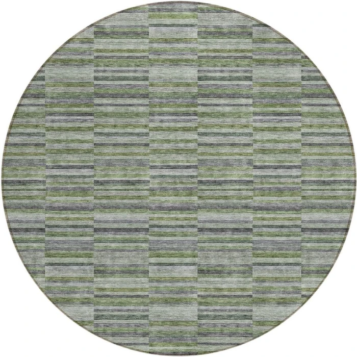 Addison Chantille ACN816-Olive 8 ft. X 8 ft. Round Rug