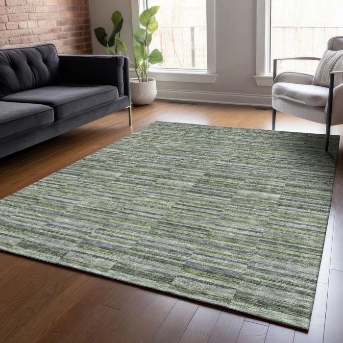 Addison Chantille ACN816-Olive 5 ft. X 7 ft. 6 in. Rectangle Rug