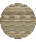 Addison Chantille ACN816-Paprika 8 ft. X 8 ft. Round Rug