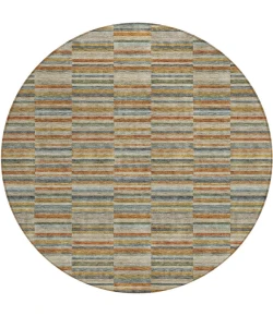 Addison Chantille ACN816-Paprika 8 ft. X 8 ft. Round Rug