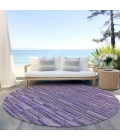 Addison Chantille ACN816-Purple 8 ft. X 8 ft. Round Rug