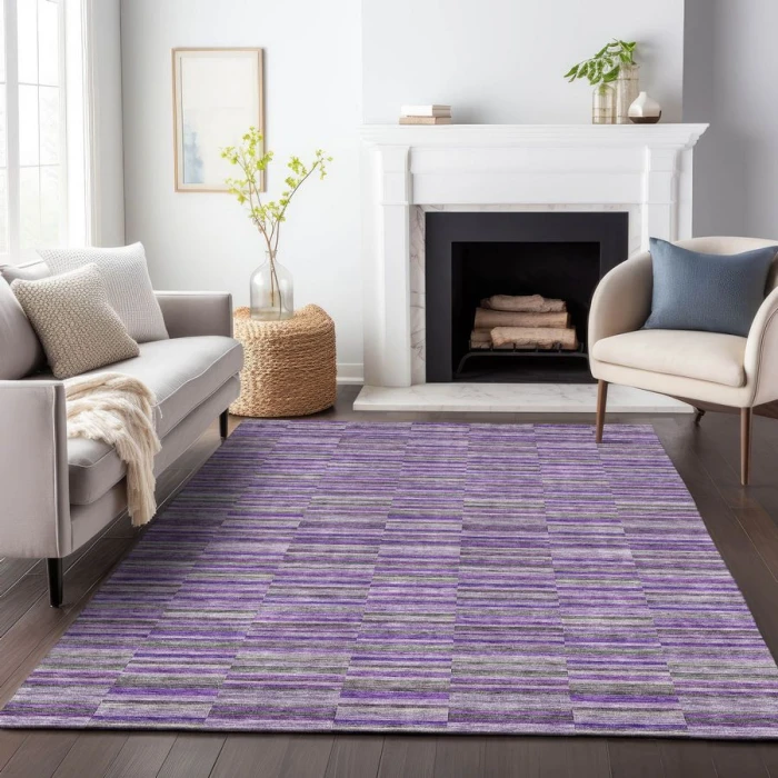 Addison Chantille ACN816-Purple 9 ft. X 12 ft. Rectangle Rug