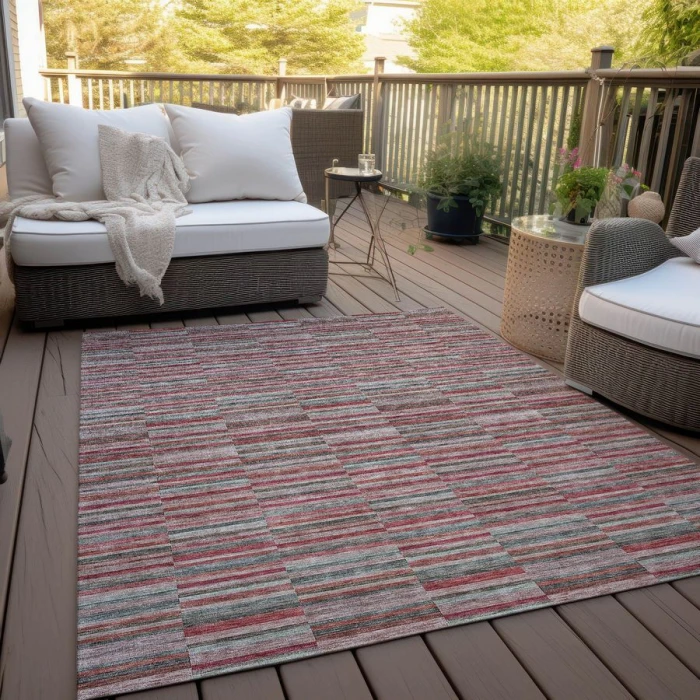 Addison Chantille ACN816-Red 5 ft. X 7 ft. 6 in. Rectangle Rug