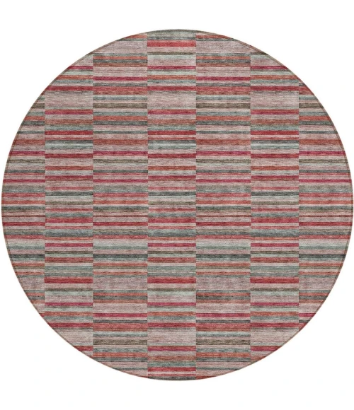 Addison Chantille ACN816-Red 8 ft. X 8 ft. Round Rug