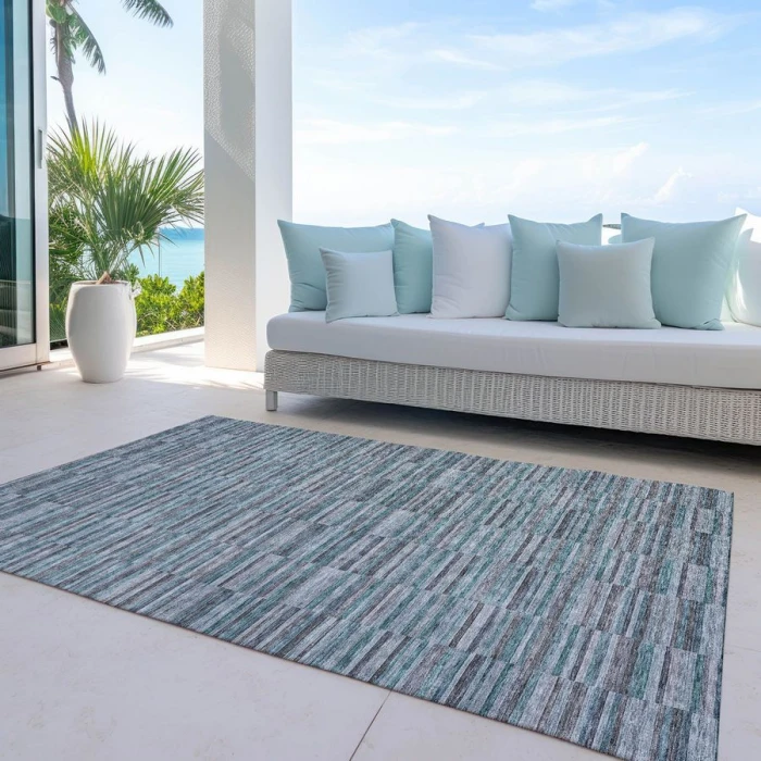 Addison Chantille ACN816-Teal 8 ft. X 10 ft. Rectangle Rug