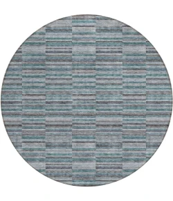 Addison Chantille ACN816-Teal 8 ft. X 8 ft. Round Rug
