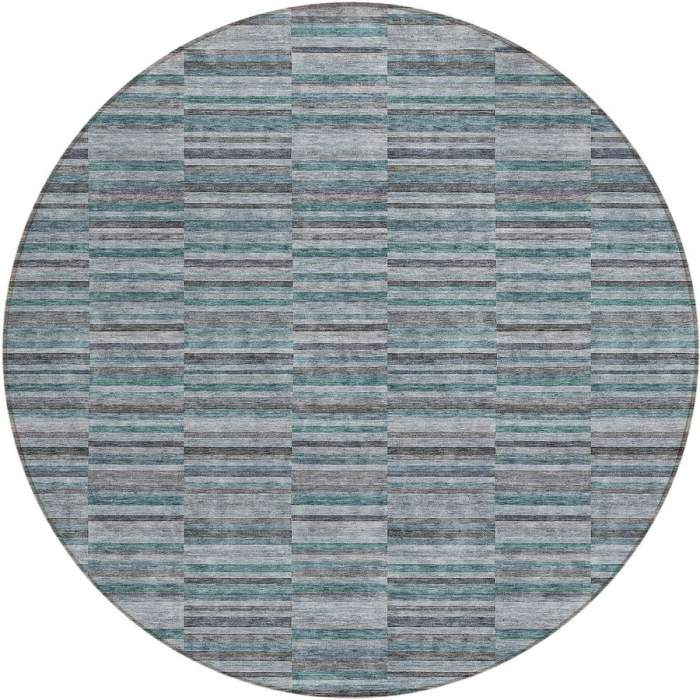 Addison Chantille ACN816-Teal 8 ft. X 8 ft. Round Rug