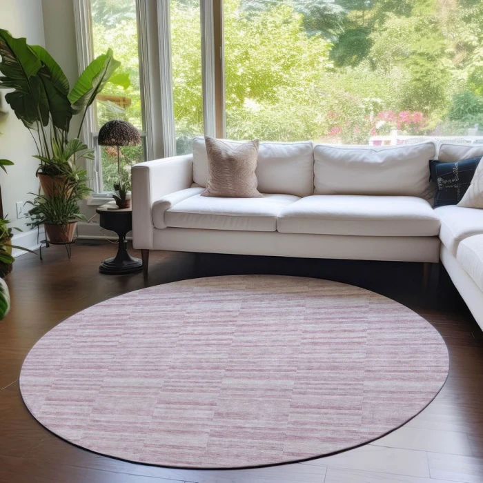 Addison Chantille ACN817-Blush 8 ft. X 8 ft. Round Rug