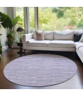 Addison Chantille ACN817-Plum 8 ft. X 8 ft. Round Rug